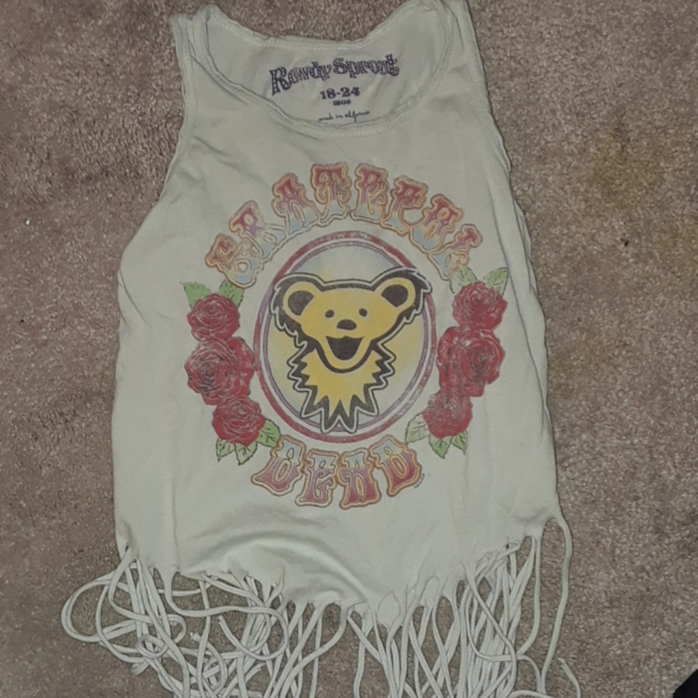 Grateful Dead Fringe Baby Tank